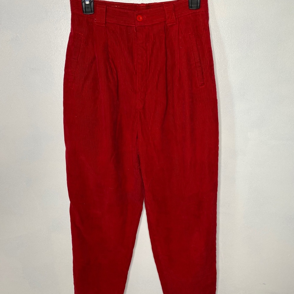 Vintage Red corduroy pants Sopraffino size 9